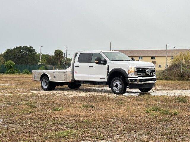 2024 Ford F-550XL 11'4 Aluminum Skirted Gooseneck Flatbed Truck