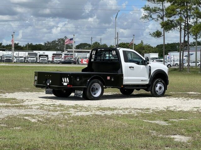2024 Ford F-550XL 4x4 9&apos;4 CM Truck Beds Steel Skirted Gooseneck Flatbed Truck