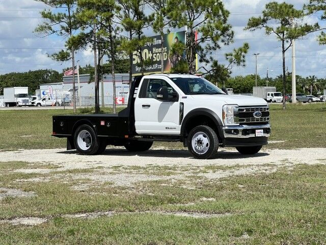 2024 Ford F-550XL 4x4 9&apos;4 CM Truck Beds Steel Skirted Gooseneck Flatbed Truck