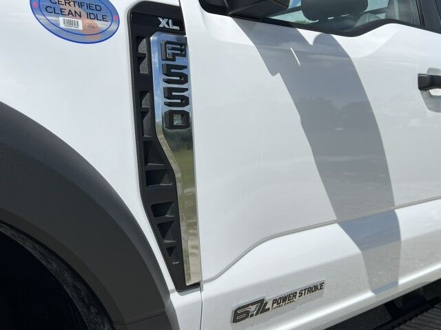 2024 Ford F-550XL 4x4 9&apos;4 CM Truck Beds Steel Skirted Gooseneck Flatbed Truck Homestead FL