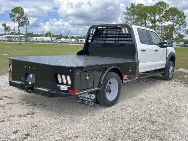 2024 Ford F-550XL 4x4 Crew Cab 9&apos;4 CM Truck Beds Steel Skirted Gooseneck Flatbed Truck Homestead FL