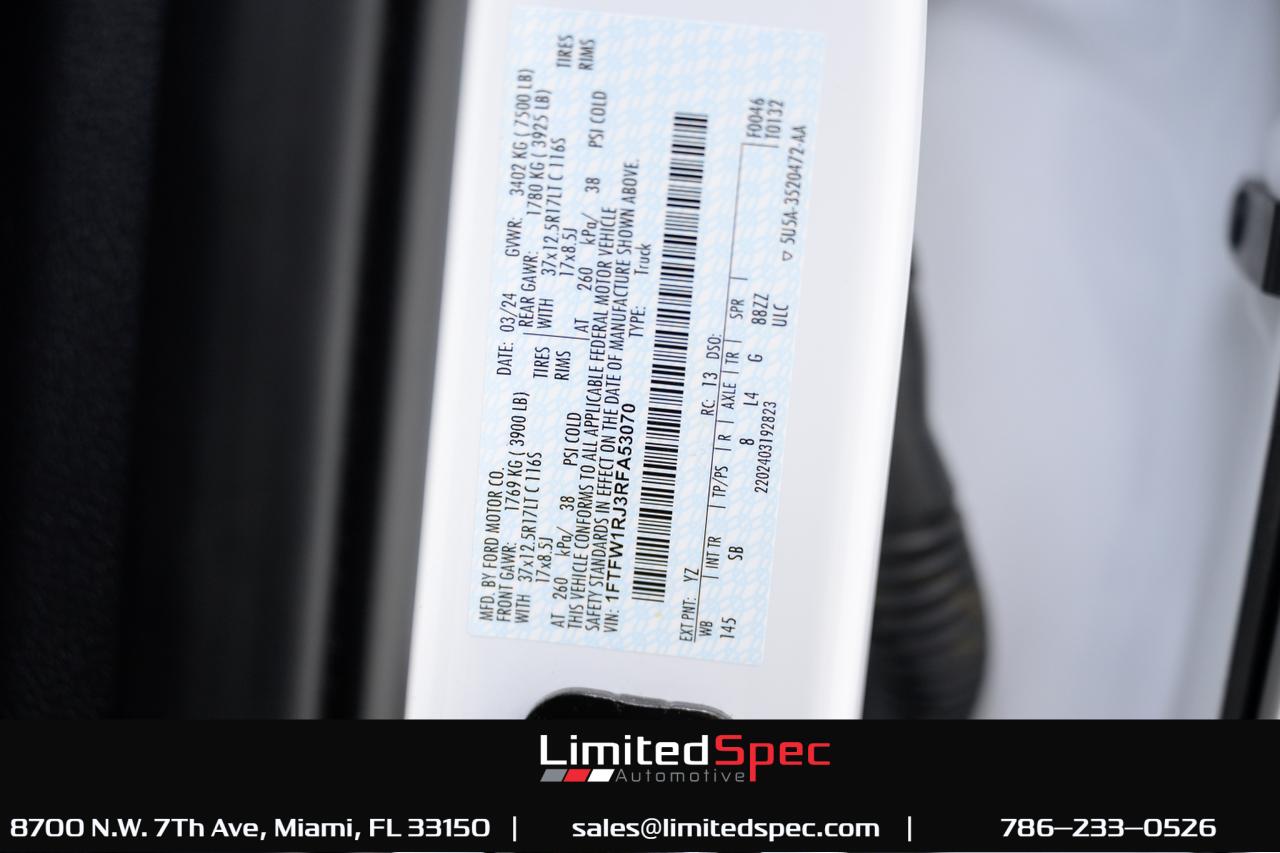 2024 Ford F150 SuperCrew Cab Raptor R Pickup 4D 5 1/2 ft Miami FL