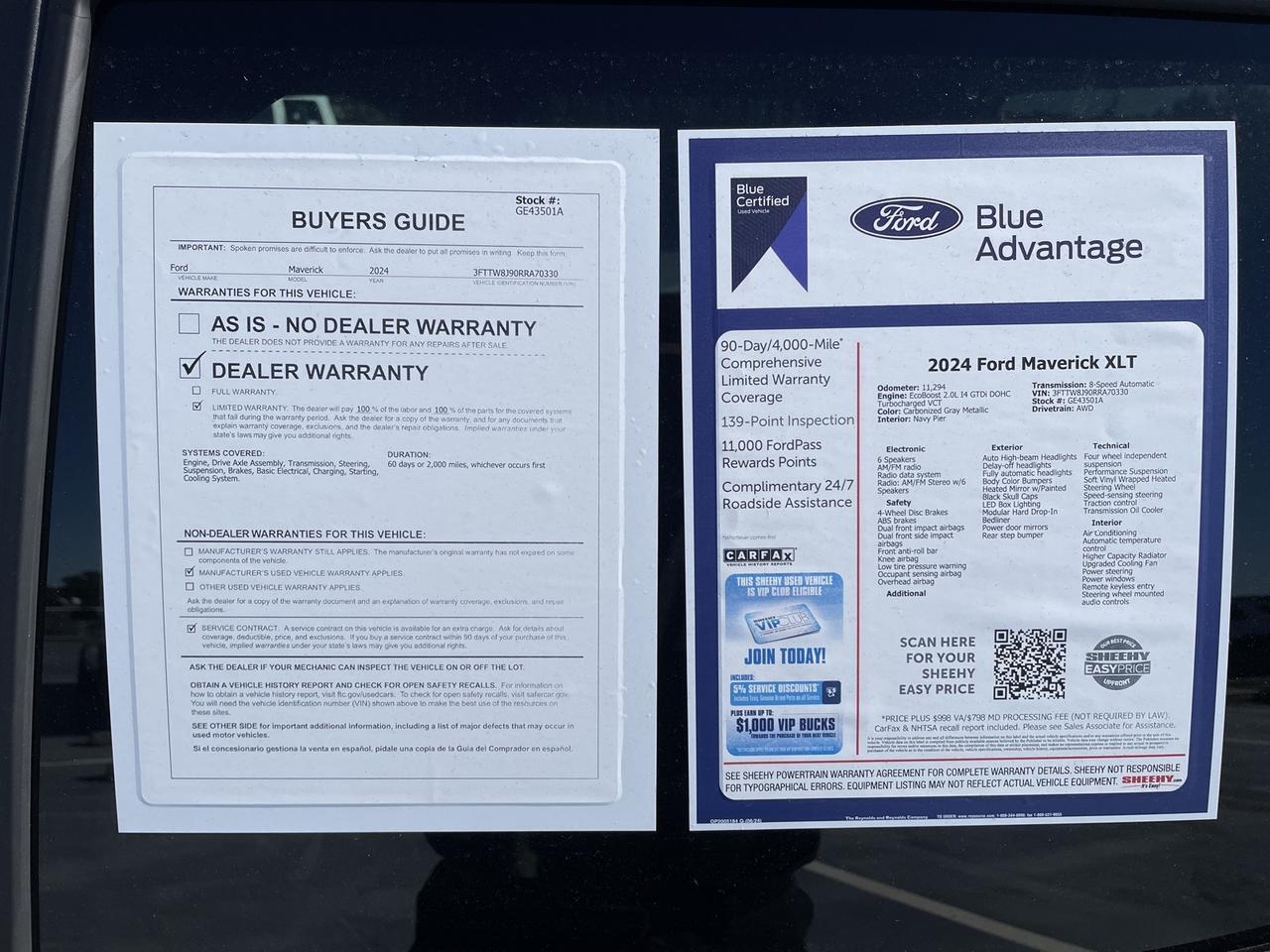 2024 Ford Maverick XLT Springfield VA