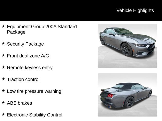2024 Ford Mustang EcoBoost Premium Raleigh NC