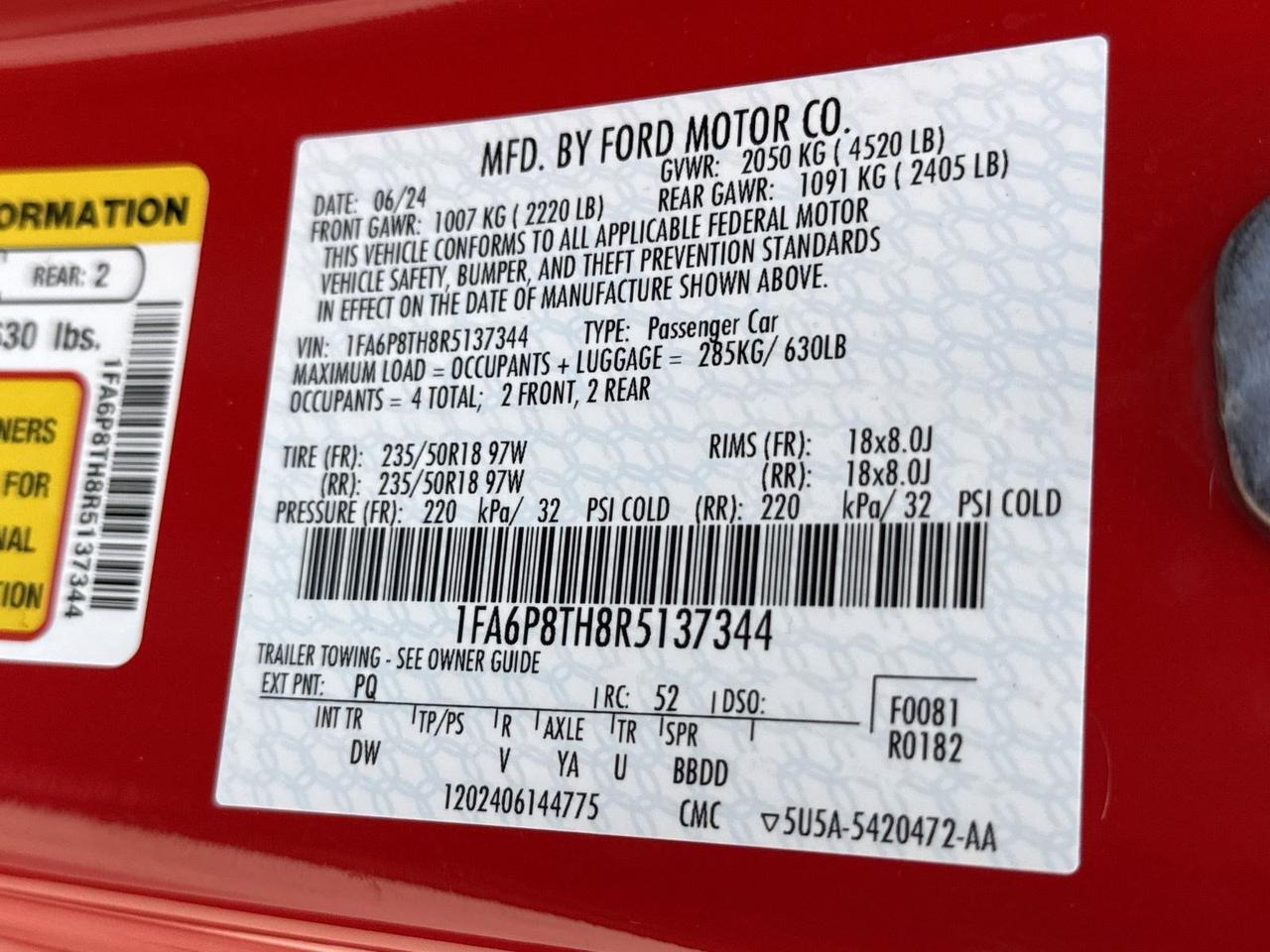 2024 Ford Mustang EcoBoost San Antonio TX