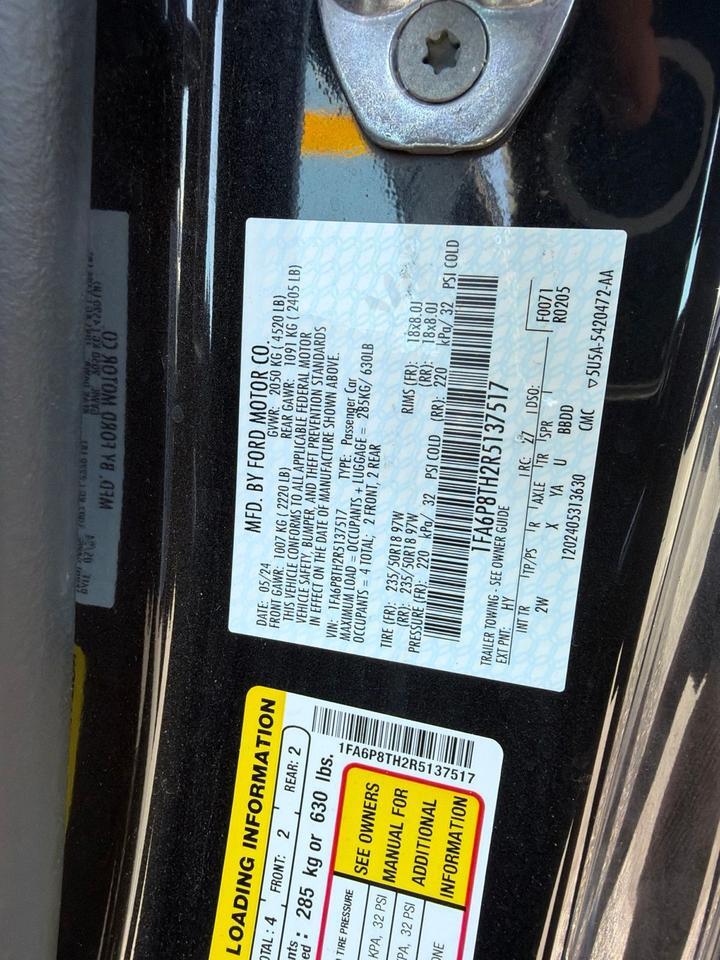 2024 Ford Mustang EcoBoost Gaithersburg MD