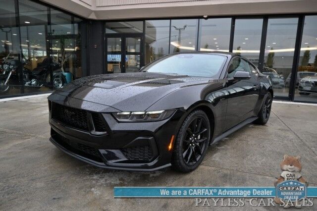 2024 Ford Mustang GT Premium / Nite Pony Pkg / 5.0L V8 / Automatic / Active Valve Exhaust / Auto Start / Heated Seats & Steering / B&O Speakers / Co-Pilot 360 Assist+ / Adaptive Cruise / Lane Depart & Blind Spot / Only 14k Miles / 1-Owner