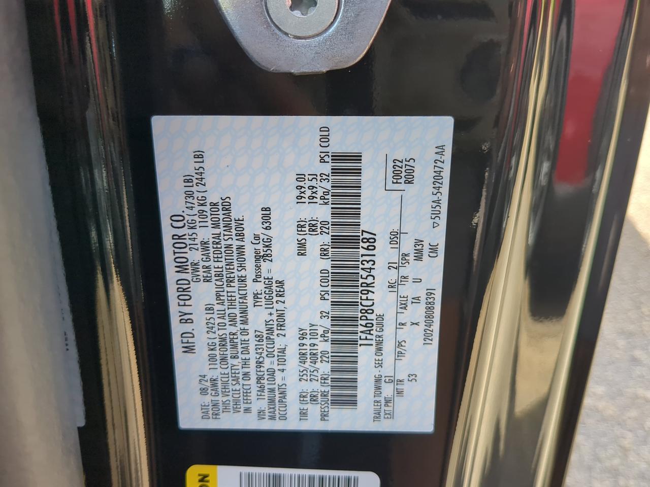 2024 Ford Mustang GT Premium Appleton WI