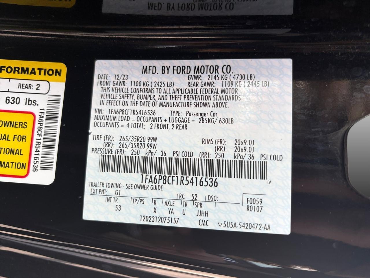 2024 Ford Mustang GT Premium New Braunfels TX