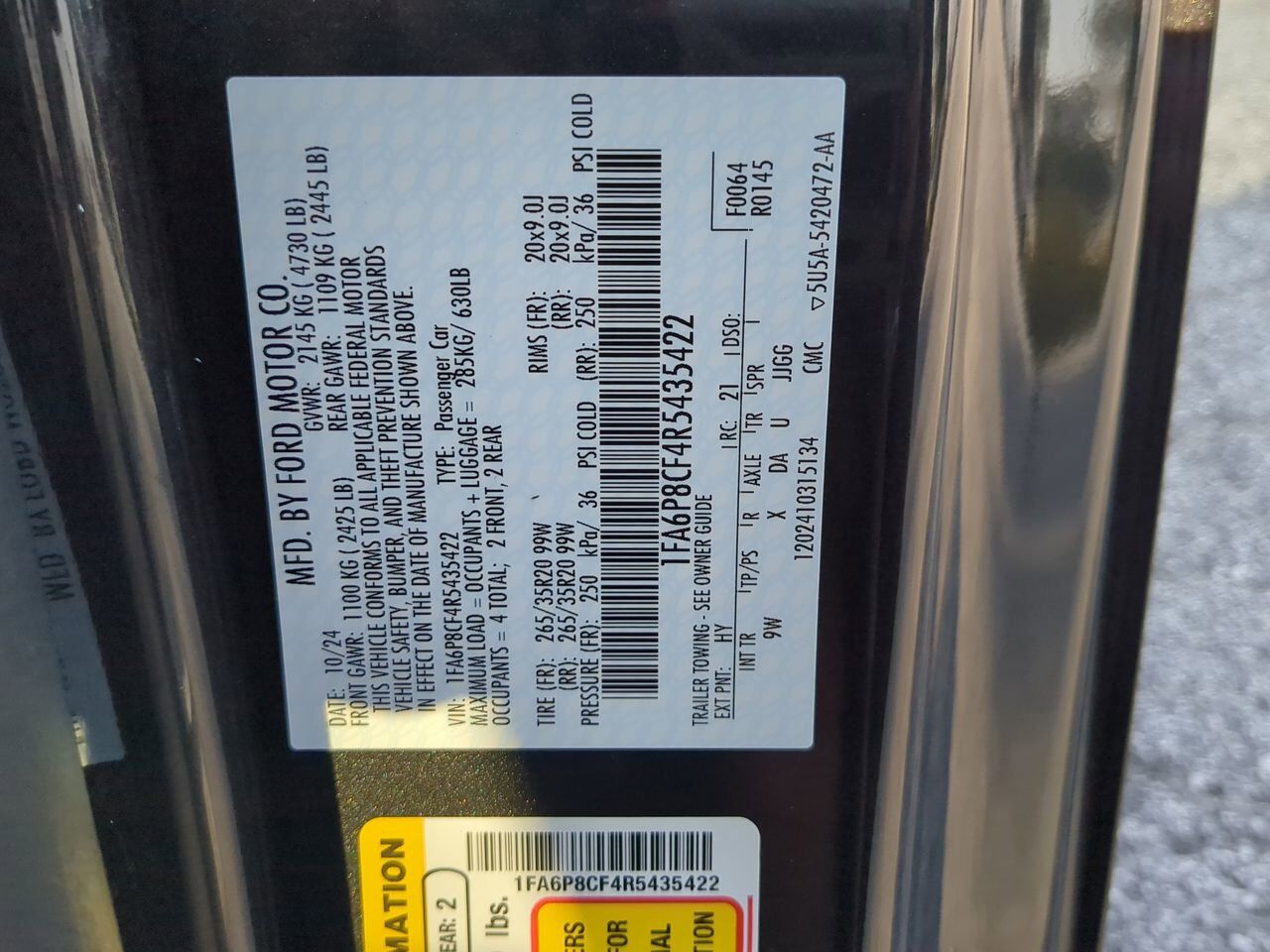 2024 Ford Mustang GT Premium Winder GA