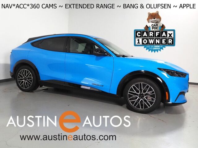 2024 Ford Mustang Mach-E Premium *EXTENDED RANGE BATTERY, NAVIGATION, DIGITAL COCKPIT, SAFETY ALERTS, ADAPTIVE CRUISE, 360 CAMERAS, HEATED SEATS/STEERING, WIRELESS CHARGING, BANG & OLUFSEN, ANDROID & APPLE Round Rock TX