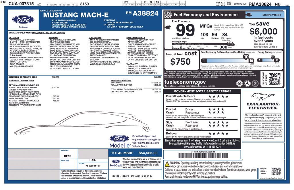 2024 Ford Mustang Mach-E Premium Tucson AZ