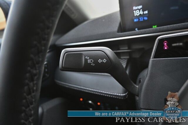 2024 Ford Mustang Mach-E Select / AWD / Comfort Pkg Lite / Power & Heated Leather Seats / Heated Steering / NAV / Fixed Glass Roof / Adaptive Cruise / Lane Departure & Blind Spot / 360 Cam / Charge Station Pro / 250mi Range / 1-Owner Anchorage AK