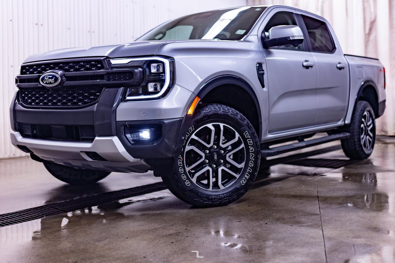2024 Ford Ranger 4x4 Super Crew Lariat FX4 Leather Nav BCam Red Deer AB