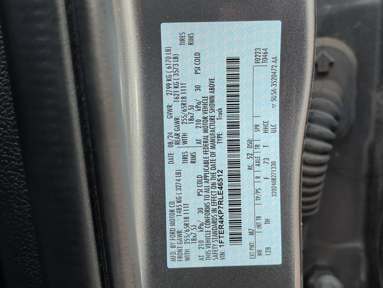 2024 Ford Ranger LARIAT San Juan TX