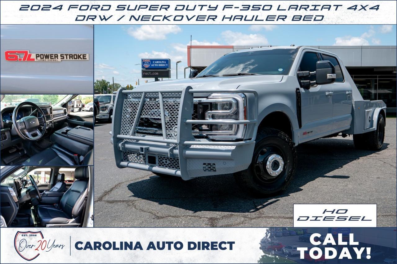 2024 Ford Super Duty F-350 LARIAT 4X4 / DRW / Neckover Hauler Bed / HO Diesel!