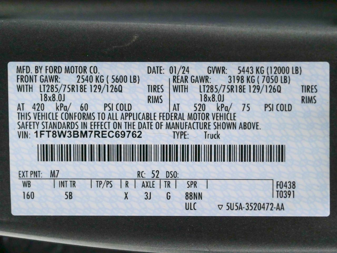 2024 Ford Super Duty F-350 SRW Lariat Ultimate Tremor Sport High Output 6.7L Power Stroke 4x4 Mansfield TX
