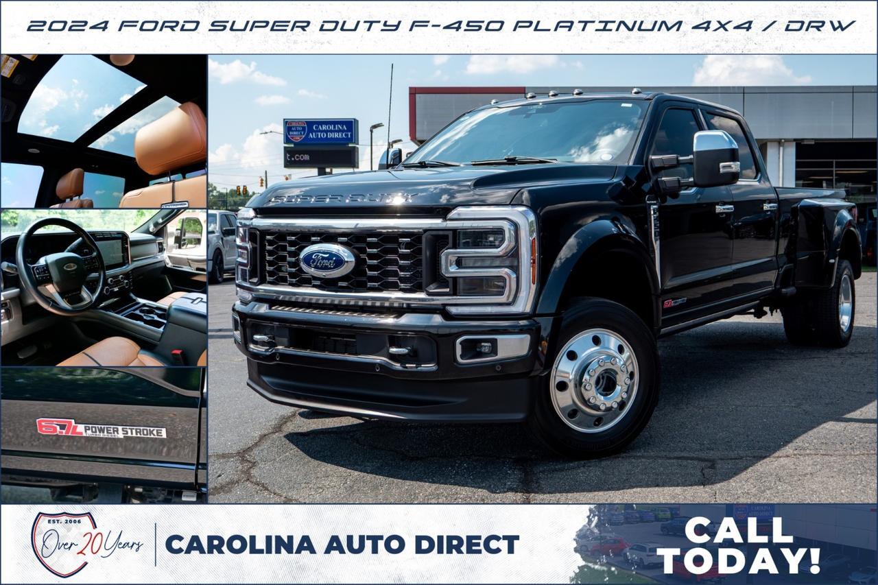 2024 Ford Super Duty F-450 Platinum 4X4 / DRW / HO Diesel / Massage Seats!