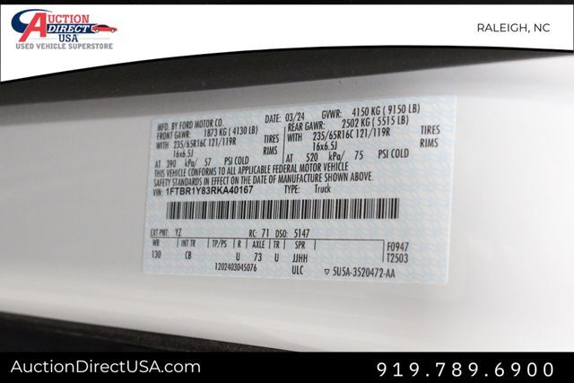 2024 Ford Transit-250 Base Raleigh NC