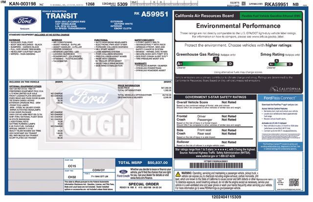 2024 Ford Transit-250 Base Raleigh NC