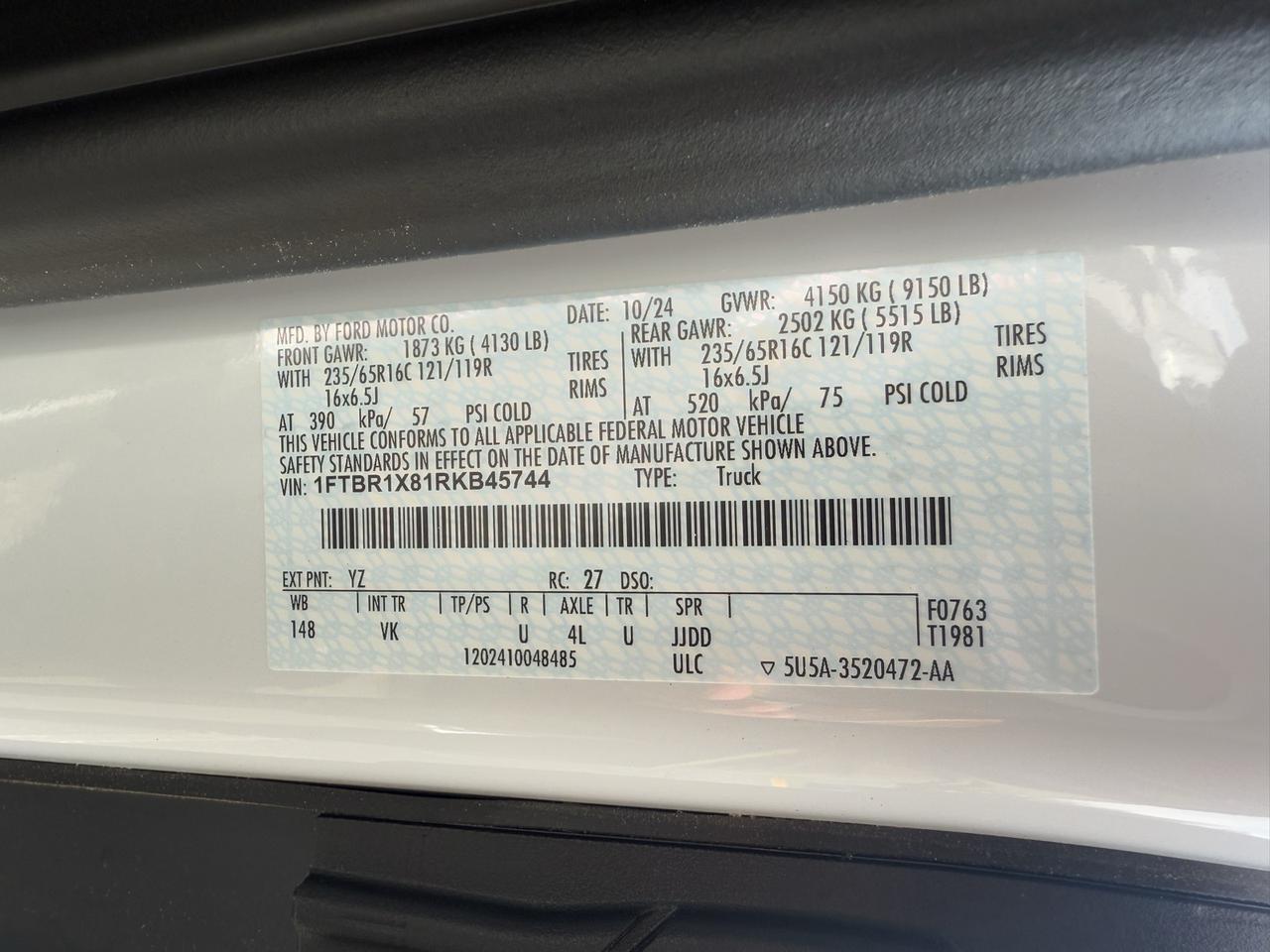 2024 Ford Transit-250 Base Gaithersburg MD