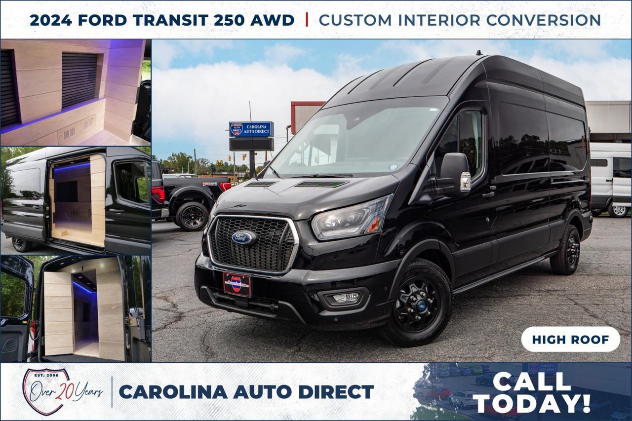 2024 Ford Transit 250 High Roof / AWD / High Roof / Custom Interior Conversion