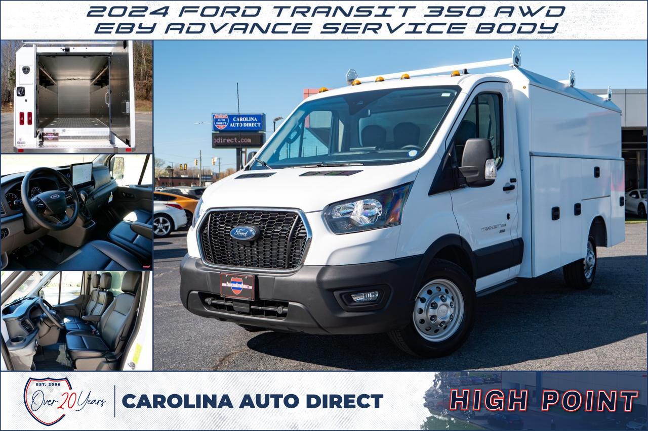 2024 Ford Transit 350 AWD / EBY Advance Service Body / 3.5L V6!