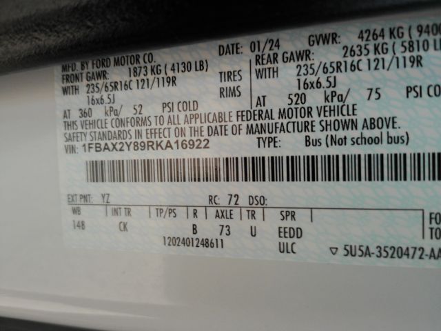 2024 Ford Transit-350 Passenger Van XLT Plano TX