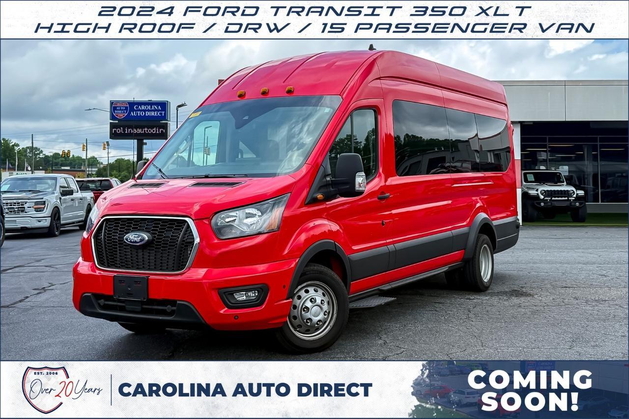 2024 Ford Transit 350 XLT / High Roof / DRW / 15 Passenger Van / Coming Soon!