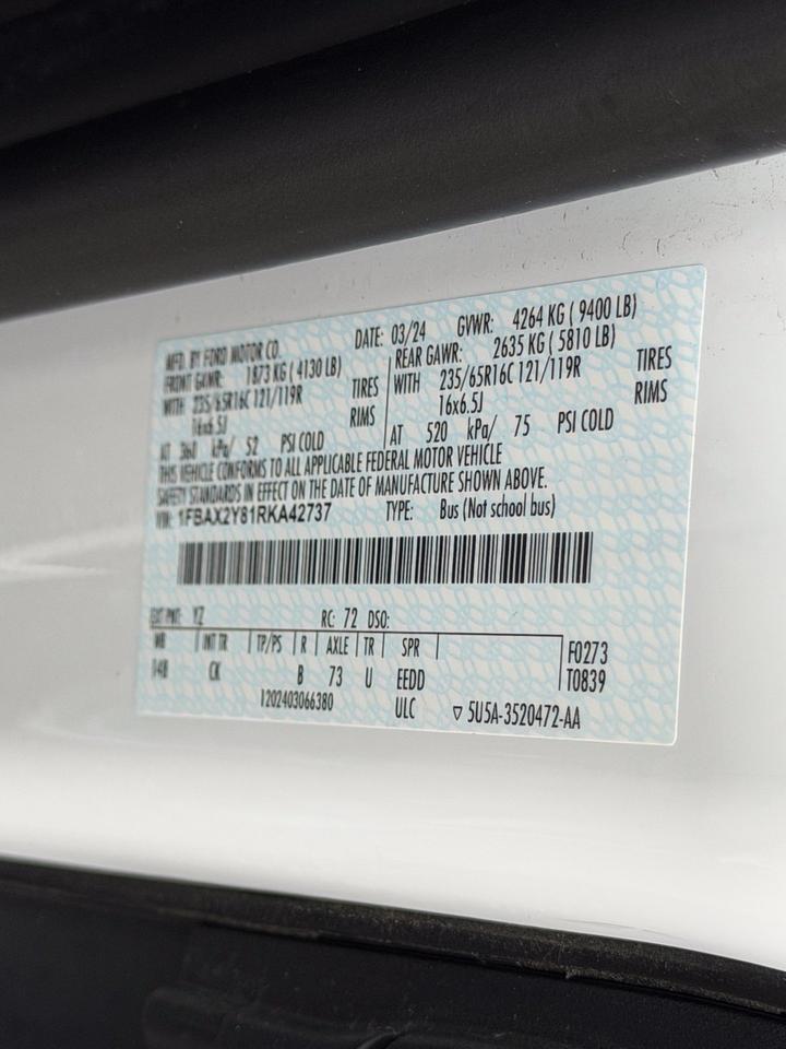 2024 Ford Transit-350 XLT Springfield VA