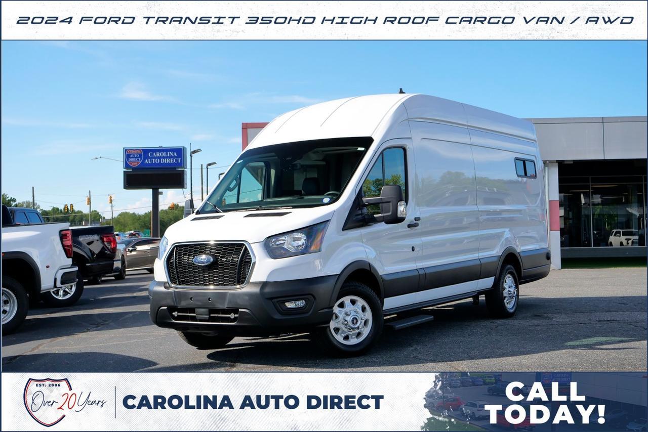 2024 Ford Transit 350HD High Roof Cargo Van / AWD / 3.5L V6!