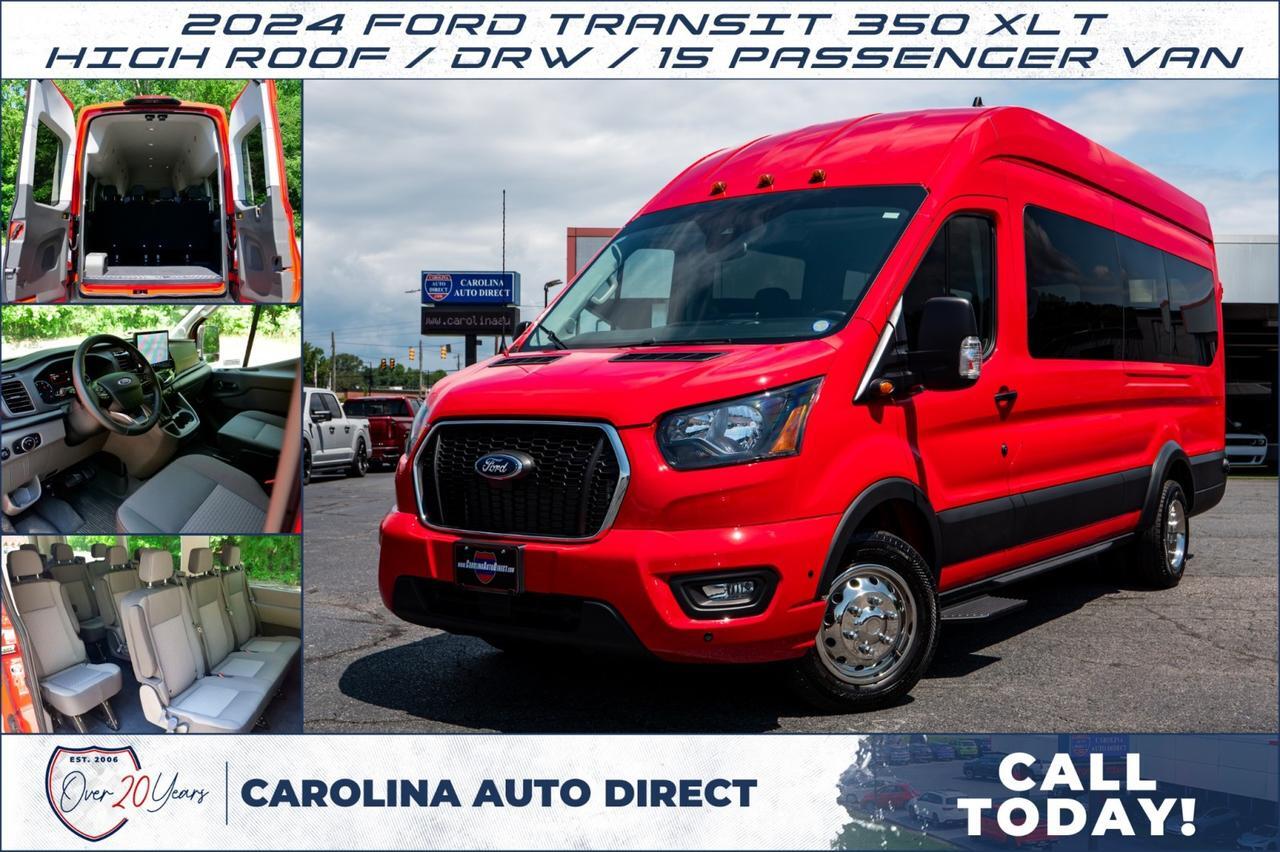 2024 Ford Transit 350HD XLT / High Roof / DRW / 15 Passenger Van!