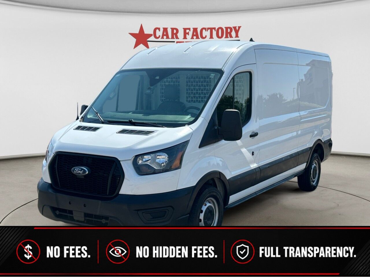 2024 Ford Transit Cargo Van T-250 148" Med Rf 9070 GVWR RWD