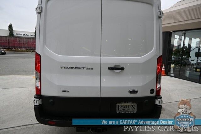 2024 Ford Transit Cargo Van T-350 / AWD / Load Area Protection Pkg / Lane Depart & Forward Collision Alert / Bluetooth / Backup Camera / Cruise Control / Keyless Entry / Block Heater / Tow Pkg / Only 14K Miles / 31 GAL Fuel Tank / 1-Owner Anchorage AK