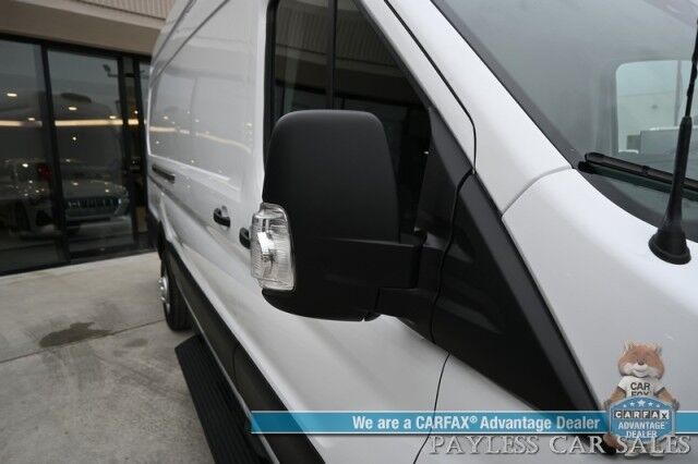 2024 Ford Transit Cargo Van T-350 / AWD / Load Area Protection Pkg / Lane Depart & Forward Collision Alert / Bluetooth / Backup Camera / Cruise Control / Keyless Entry / Block Heater / Tow Pkg / Only 14K Miles / 31 GAL Fuel Tank / 1-Owner Anchorage AK