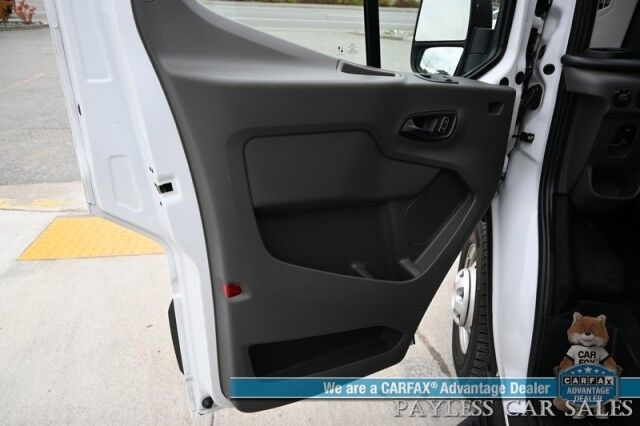 2024 Ford Transit Cargo Van T-350 / AWD / Load Area Protection Pkg / Lane Depart & Forward Collision Alert / Bluetooth / Backup Camera / Cruise Control / Keyless Entry / Block Heater / Tow Pkg / Only 14K Miles / 31 GAL Fuel Tank / 1-Owner Anchorage AK