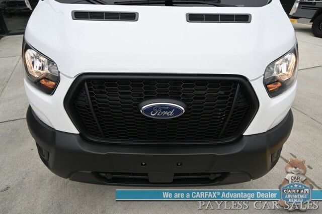 2024 Ford Transit Cargo Van T-350 / AWD / Load Area Protection Pkg / Lane Depart & Forward Collision Alert / Bluetooth / Backup Camera / Cruise Control / Keyless Entry / Block Heater / Tow Pkg / Only 14K Miles / 31 GAL Fuel Tank / 1-Owner Anchorage AK