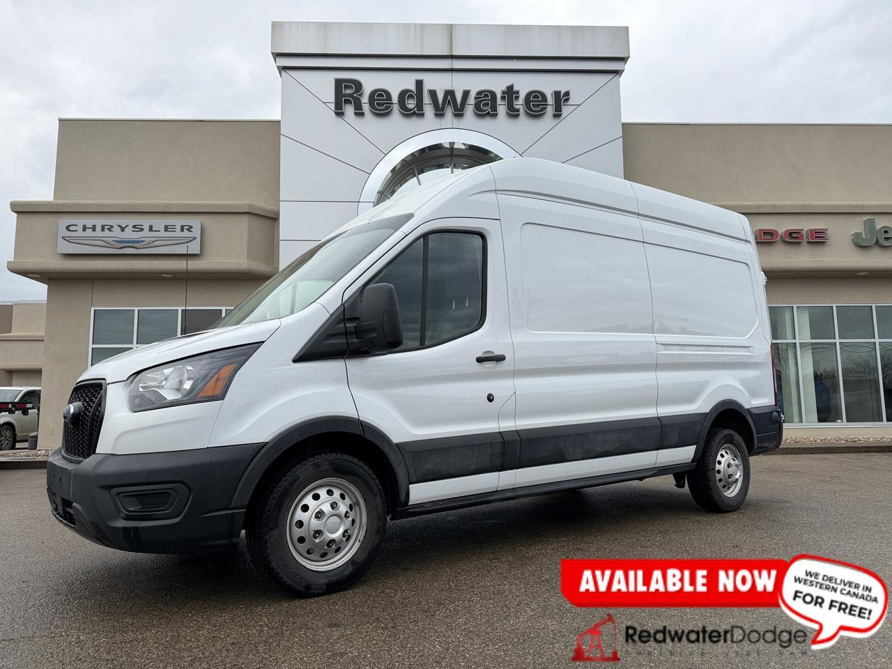 2024 Ford Transit Cargo Van T250 AWD | 148IN High Roof | V6 | Keyless Entry | Rearview Camera | Bluetooth | Towing Capability