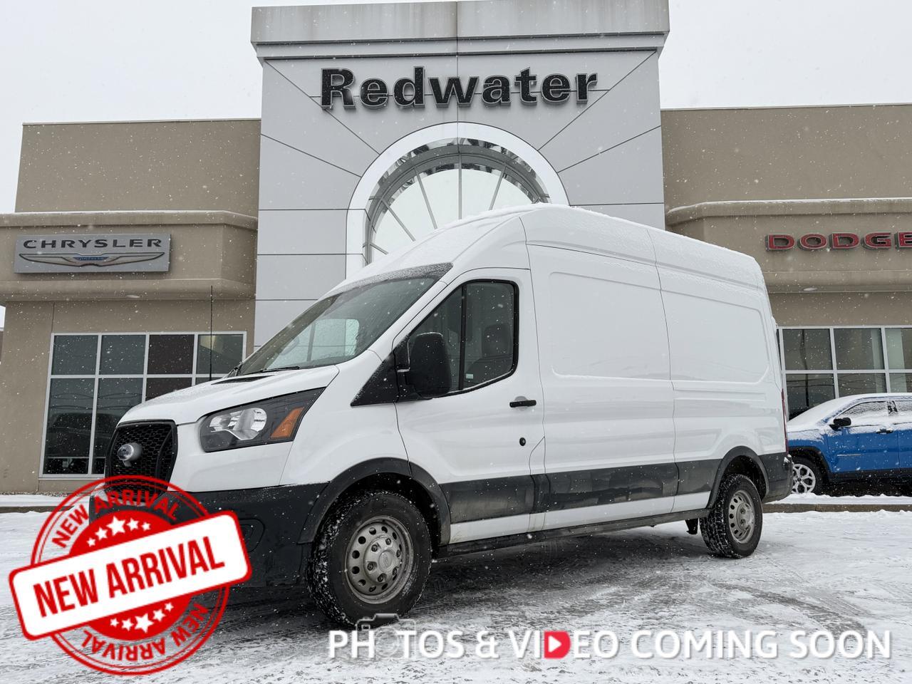 2024 Ford Transit Cargo Van T250 Full Size AWD | V6 FlexFuel | Low KMs | Backup Camera | FordPass Connect