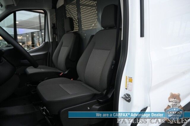 2024 Ford Transit Cargo Van T250 Medium Roof / AWD / 3.5L V6 Ecoboost / Navigation / Lane Departure & Forward Collision Alert / Apple CarPlay & Android Auto / Backup Camera / Bulkhead / Rear Storage Bins / Tow Pkg / 1-Owner Anchorage AK