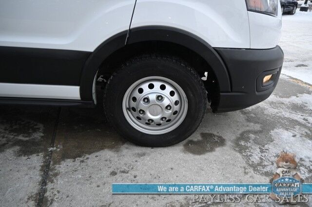 2024 Ford Transit Cargo Van T250 Medium Roof / AWD / 3.5L V6 Ecoboost / Navigation / Lane Departure & Forward Collision Alert / Apple CarPlay & Android Auto / Backup Camera / Bulkhead / Rear Storage Bins / Tow Pkg / 1-Owner Anchorage AK