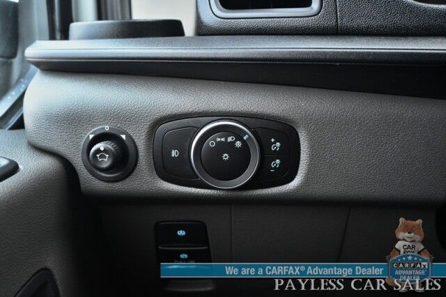 2024 Ford Transit Cargo Van T250 Medium Roof / AWD / 3.5L V6 Ecoboost / Navigation / Lane Departure & Forward Collision Alert / Apple CarPlay & Android Auto / Backup Camera / Bulkhead / Rear Storage Bins / Tow Pkg / 1-Owner Anchorage AK