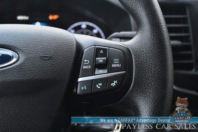 2024 Ford Transit Cargo Van T250 Medium Roof / AWD / 3.5L V6 Ecoboost / Navigation / Lane Departure & Forward Collision Alert / Apple CarPlay & Android Auto / Backup Camera / Bulkhead / Rear Storage Bins / Tow Pkg / 1-Owner Anchorage AK