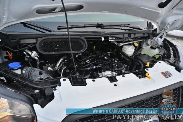 2024 Ford Transit Cargo Van T250 Medium Roof / AWD / 3.5L V6 Ecoboost / Navigation / Lane Departure & Forward Collision Alert / Apple CarPlay & Android Auto / Backup Camera / Bulkhead / Rear Storage Bins / Tow Pkg / 1-Owner Anchorage AK