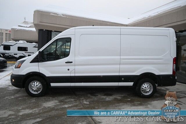 2024 Ford Transit Cargo Van T250 Medium Roof / AWD / 3.5L V6 Ecoboost / Navigation / Lane Departure & Forward Collision Alert / Apple CarPlay & Android Auto / Backup Camera / Bulkhead / Rear Storage Bins / Tow Pkg / 1-Owner Anchorage AK 2024 Ford Transit Cargo Van T250 Medium Roof / AWD / 3.5L V6 Ecoboost / Navigation / Lane Departure & Forward Collision Alert / Apple CarPlay & Android Auto / Backup Camera / Bulkhead / Rear Storage Bins / Tow Pkg / 1-Owner Anchorage AK