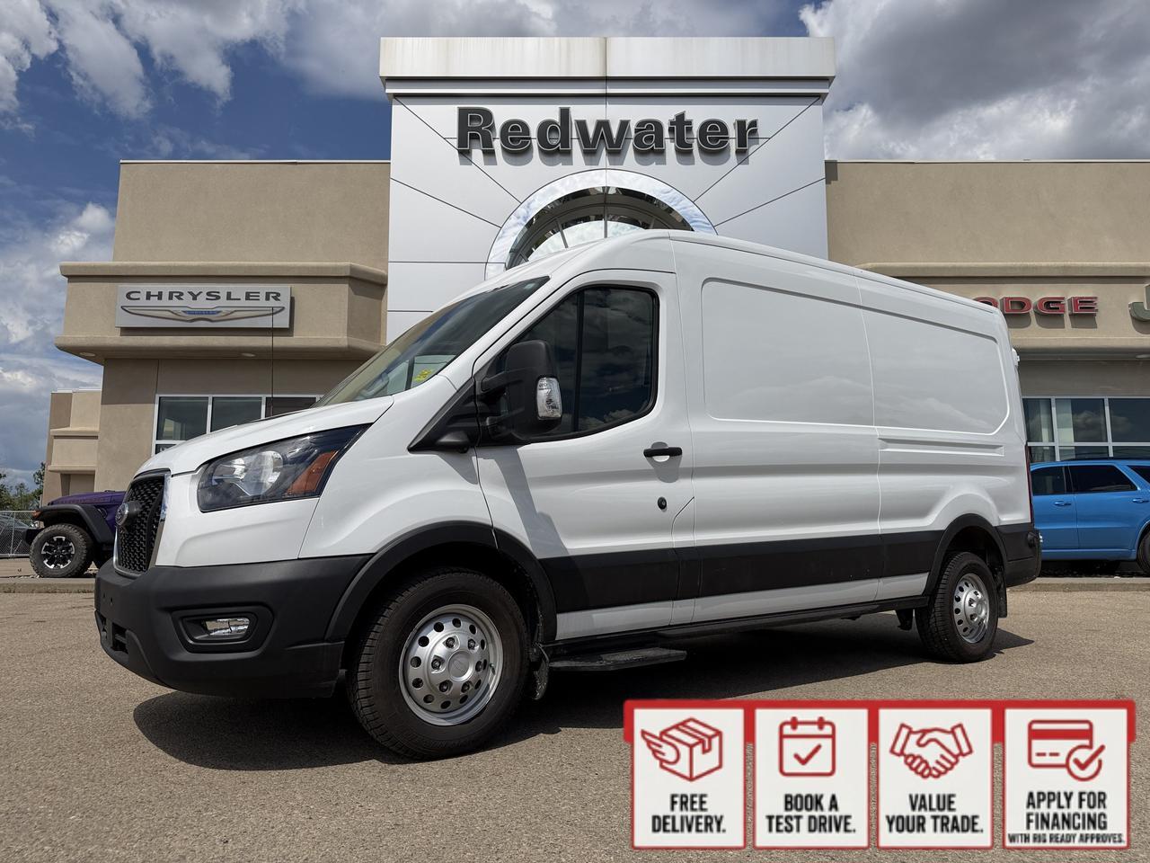 2024 Ford Transit Cargo Van T350HD RWD | 148IN Medium Roof | V6 | Low KMs | Bluetooth | Rearview Camera | Keyless Entry