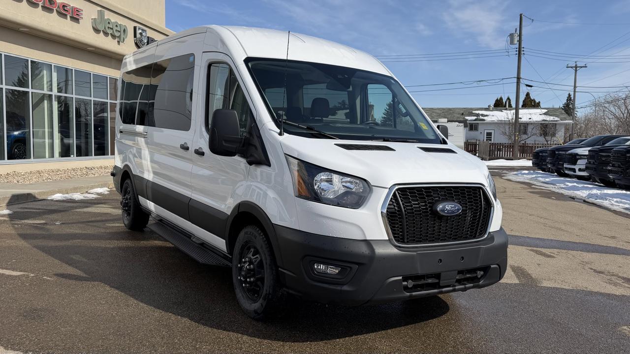 2024 Ford Transit Passenger Wagon T350 AWD V6 | Low KMs | 3rd Row Seating | Keyless Entry | Towing Redwater AB
