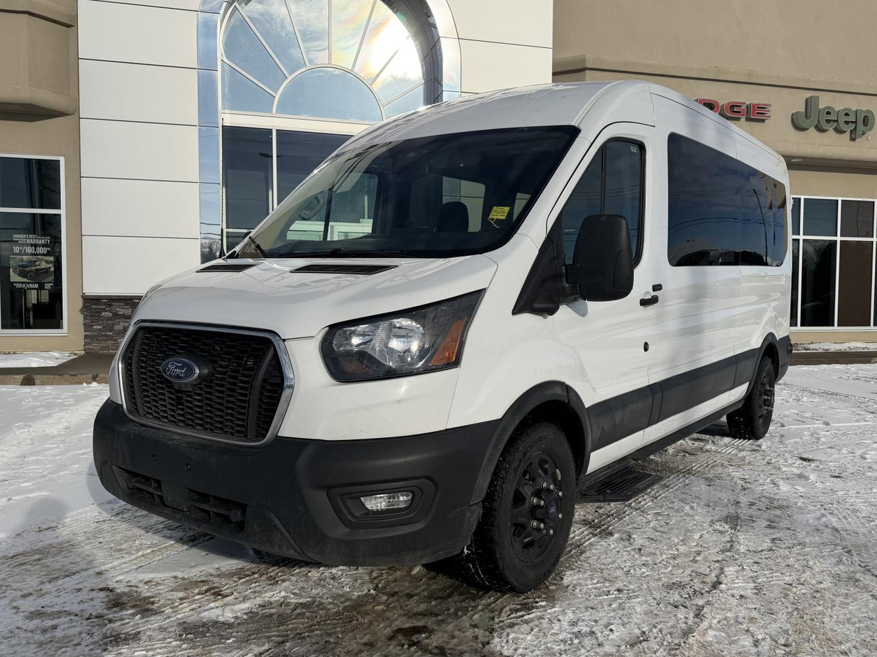 2024 Ford Transit Passenger Wagon XLT AWD | V6 | NAV | 3rd Row Seating | Keyless Entry | Low KMs | Towing Capability Redwater AB
