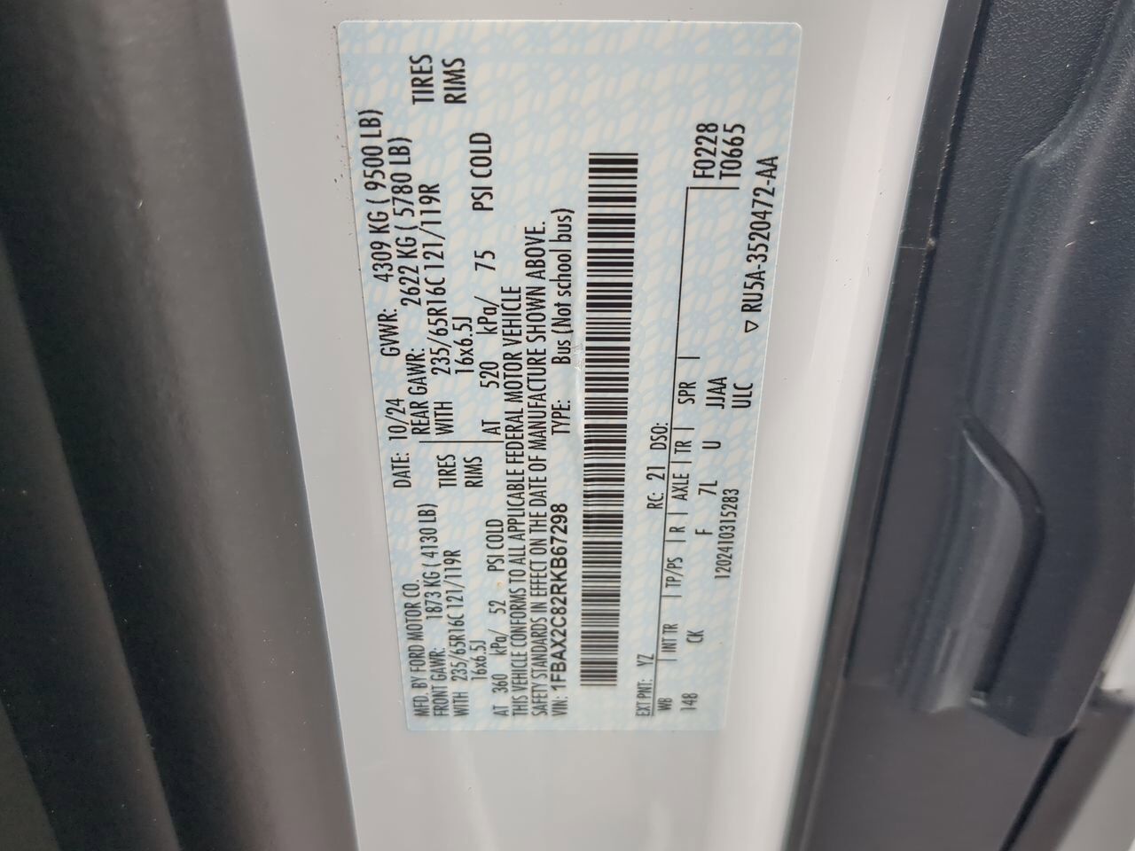 2024 Ford Transit Passenger Wagon XLT Winder GA