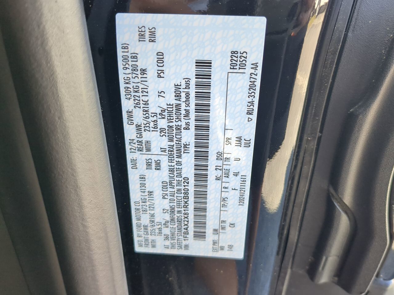 2024 Ford Transit Passenger Wagon XLT Winder GA
